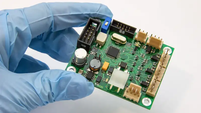 一个4层PCB板成品